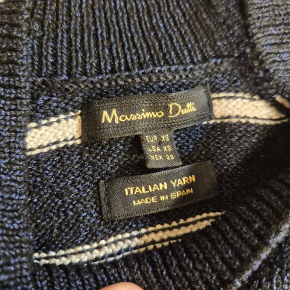 MASSIMO DUTTI Striped Tank Top In Navy - Picture 2 of 9